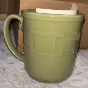 Longaberger Green Coffee Mug